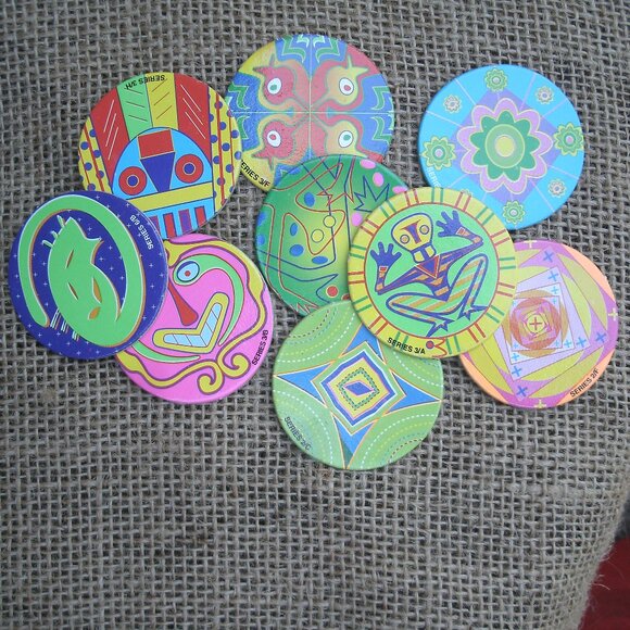 Vintage Pog Collection in Plastic Storage Tube - Picture 10 of 16